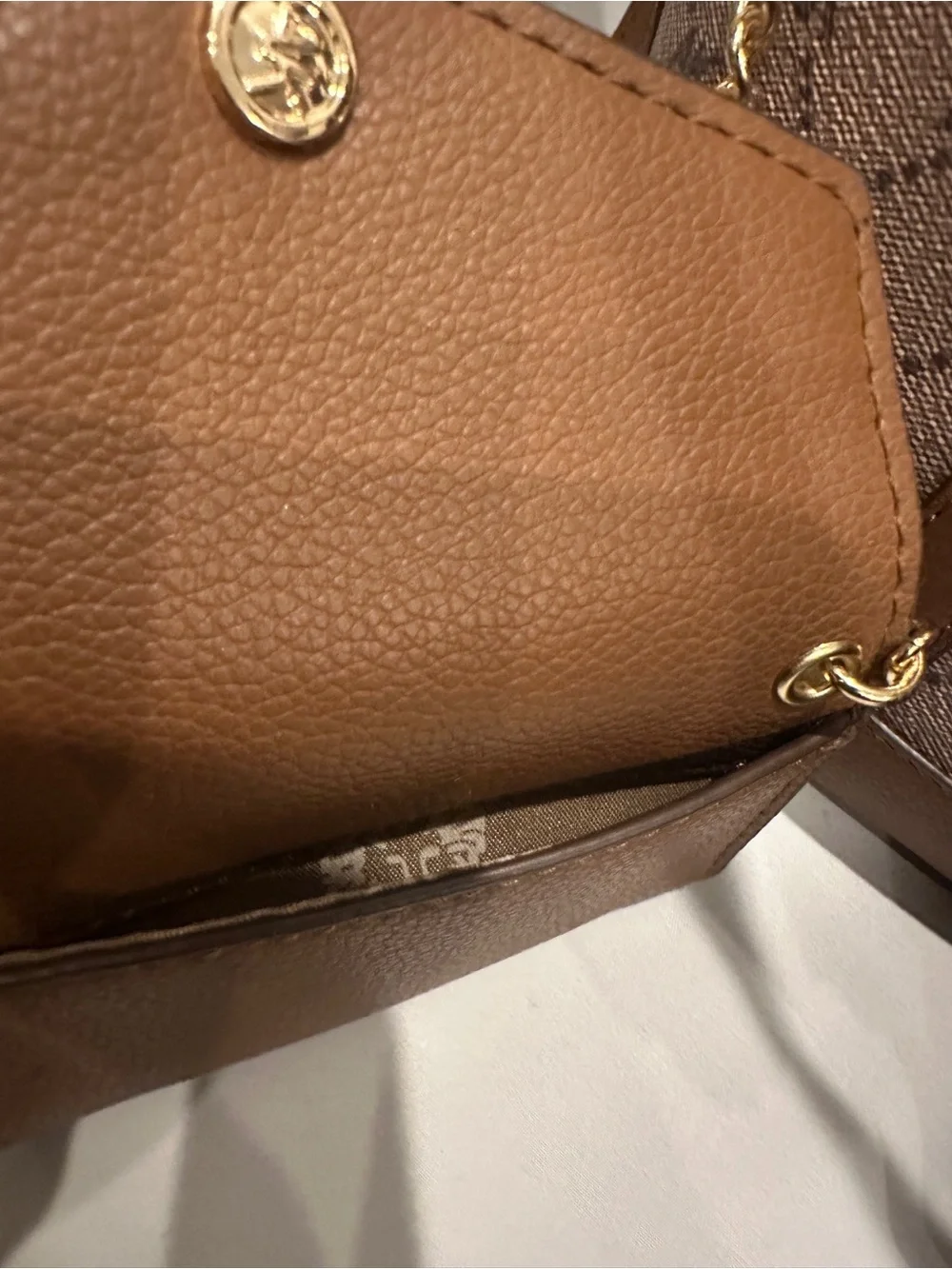 Anne Klein Brown 3-in-1 Satchel Crossbody Handbag Set | Removable Pouch & Wallet
